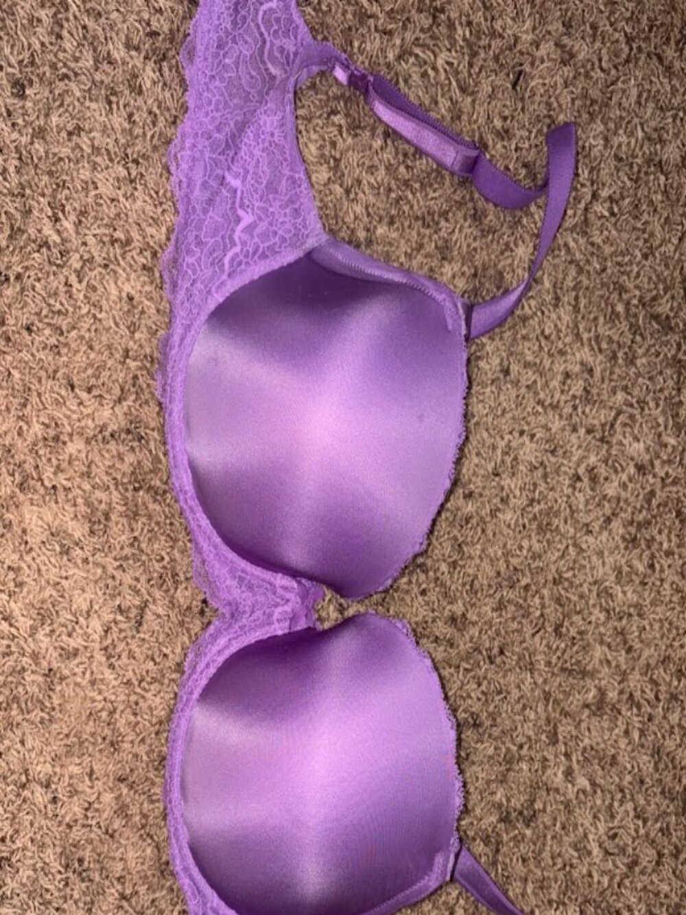 Victoria's Secret - Dream Angles Lined Demi 34DDD - Purple